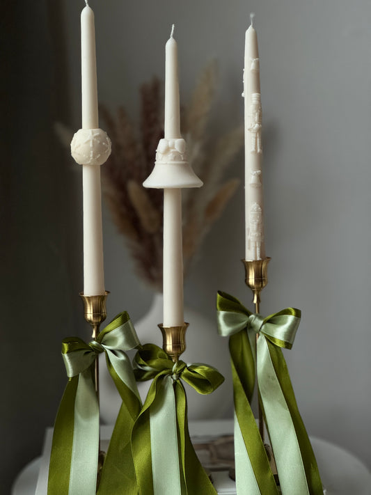 Christmas Taper Candles
