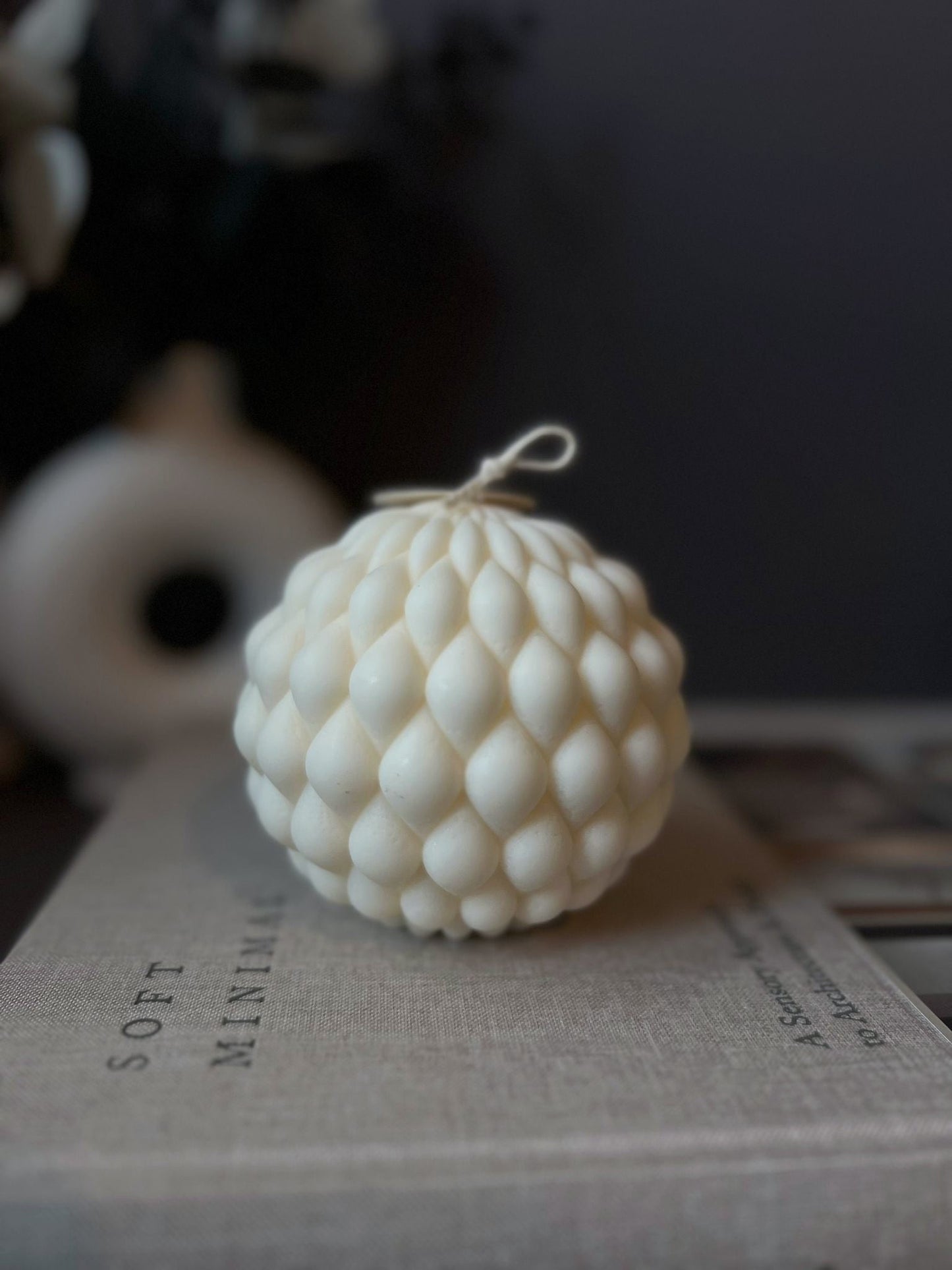 Bubble & Waves Sculptural Soy Wax Candles