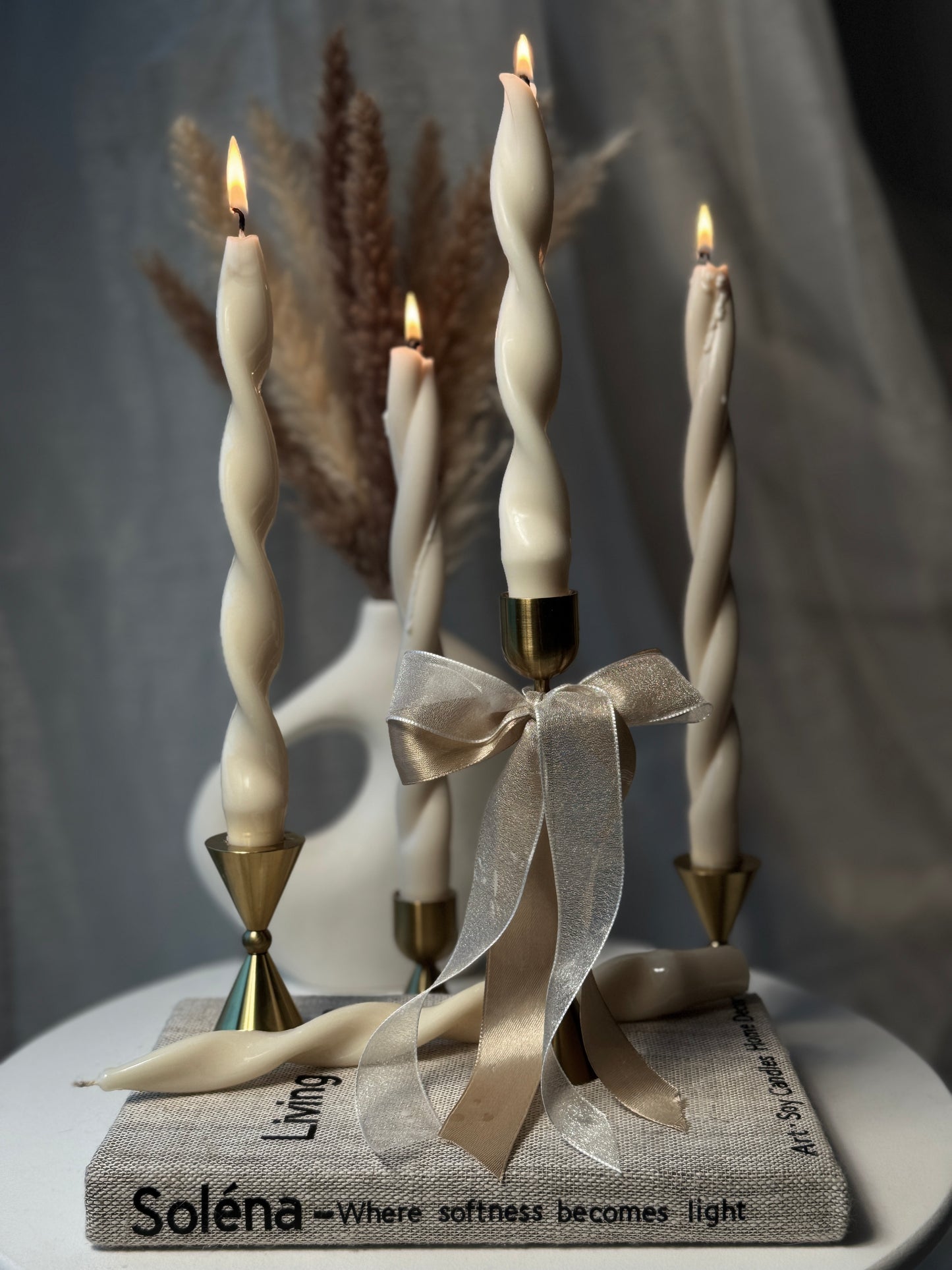 Sculptural Taper Candle Collection