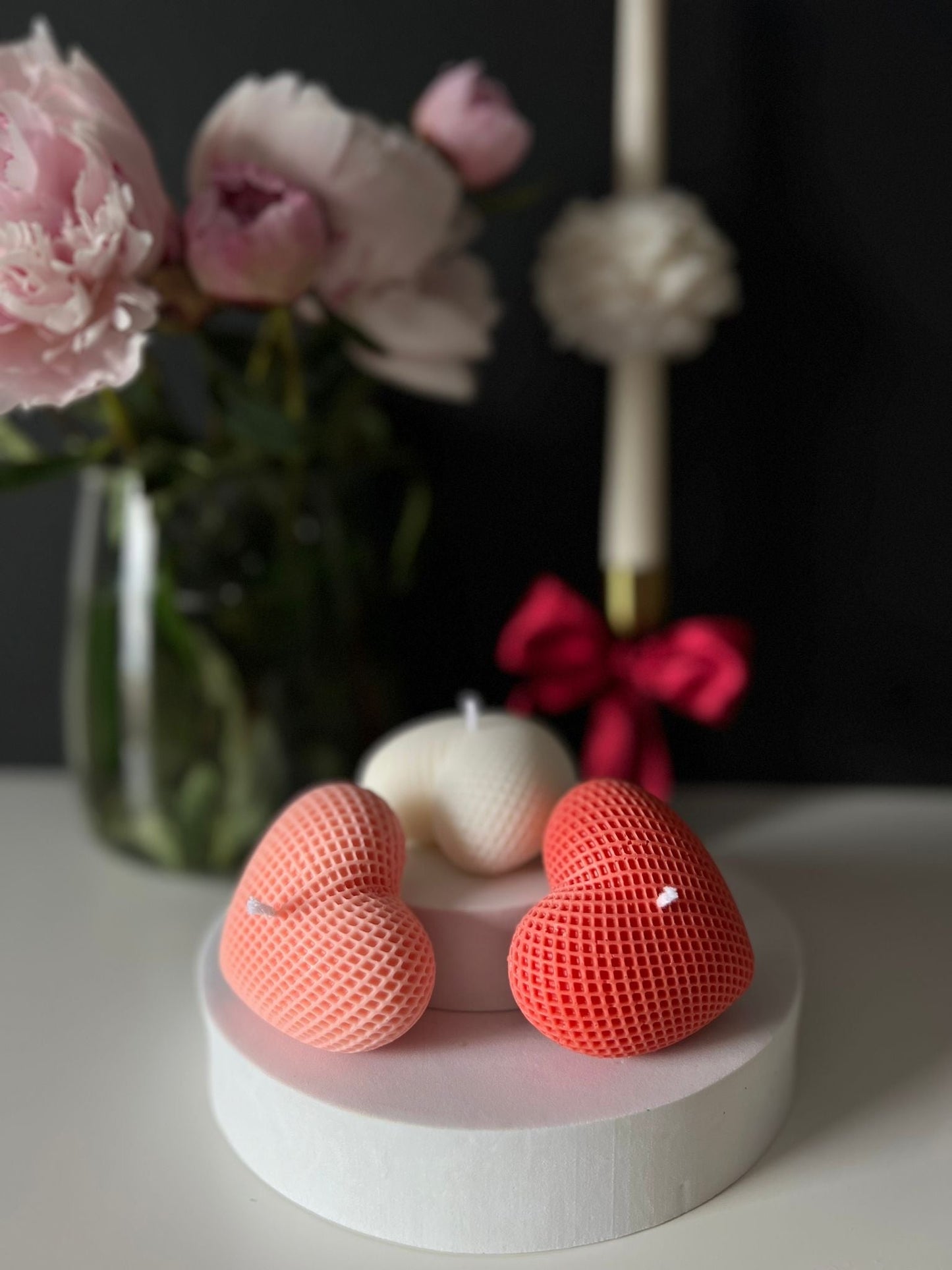 Hearts in Bloom Candles