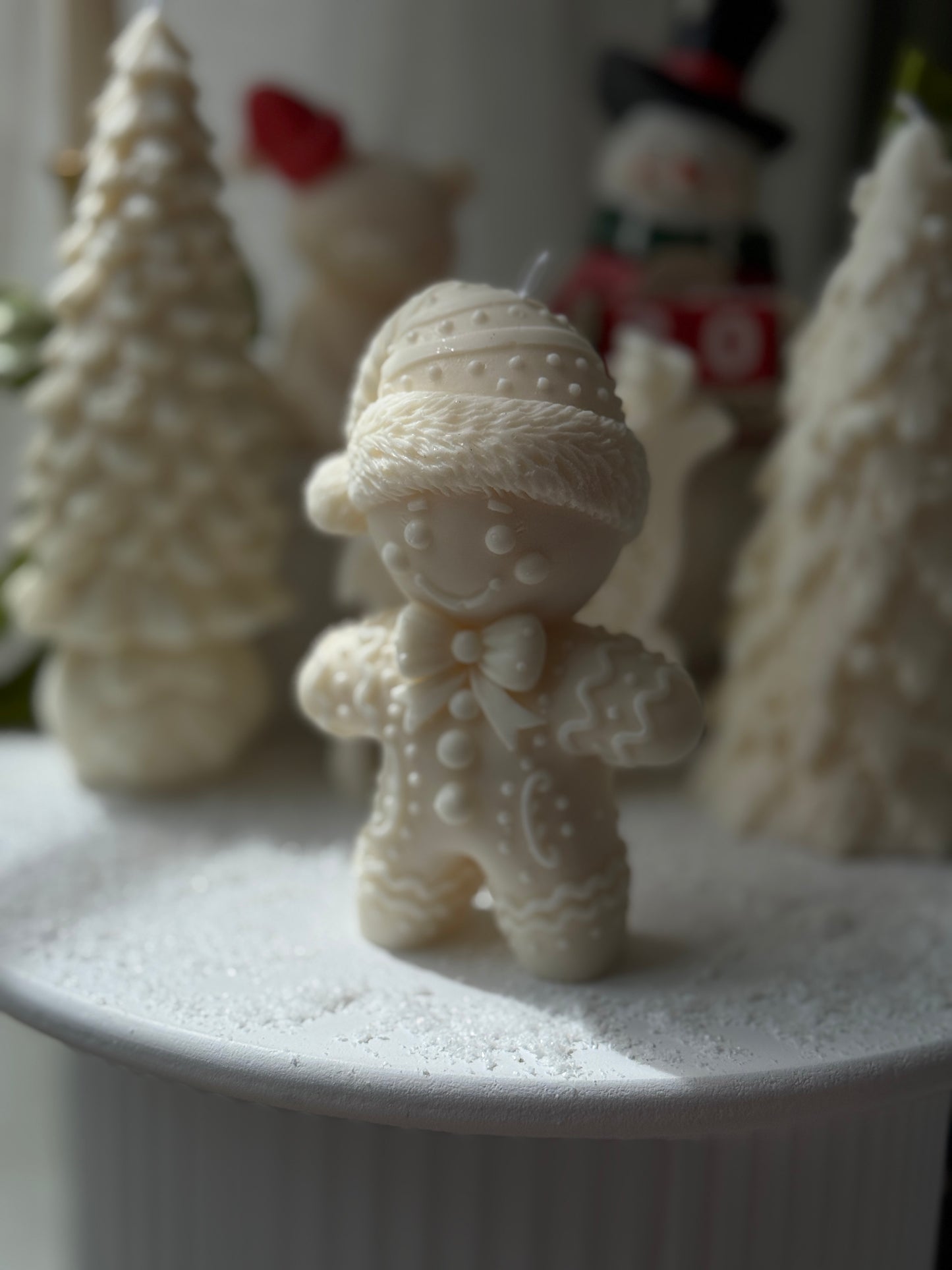 Gingerbread & Festive Bear Candle Collection