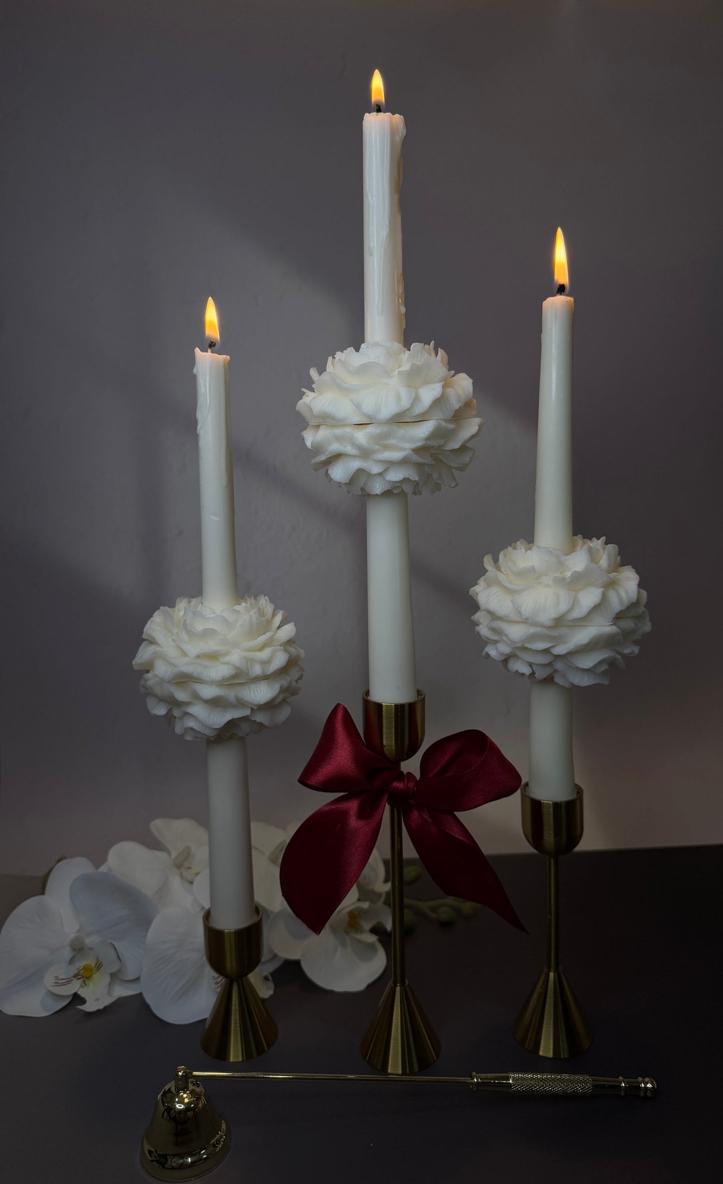 Floral Taper Candles