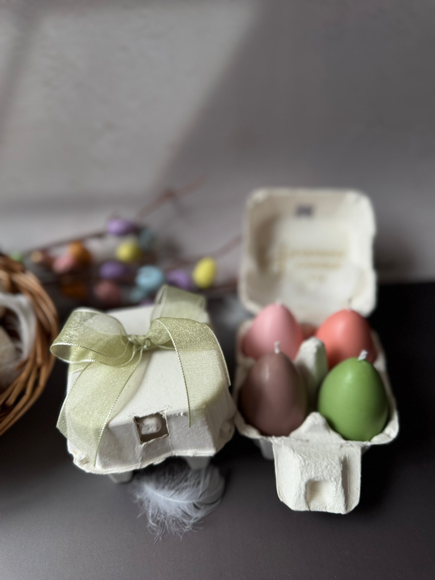 Easter Eggs Box Candles