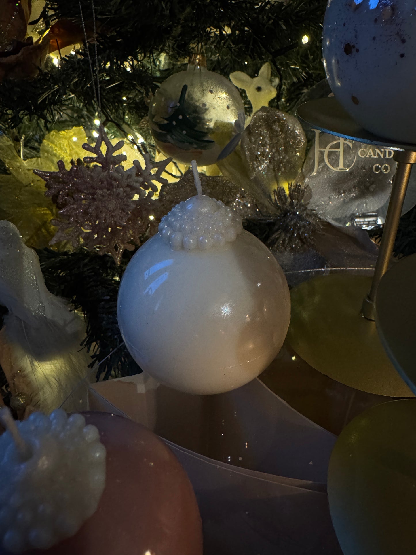 Christmas Globe Candles