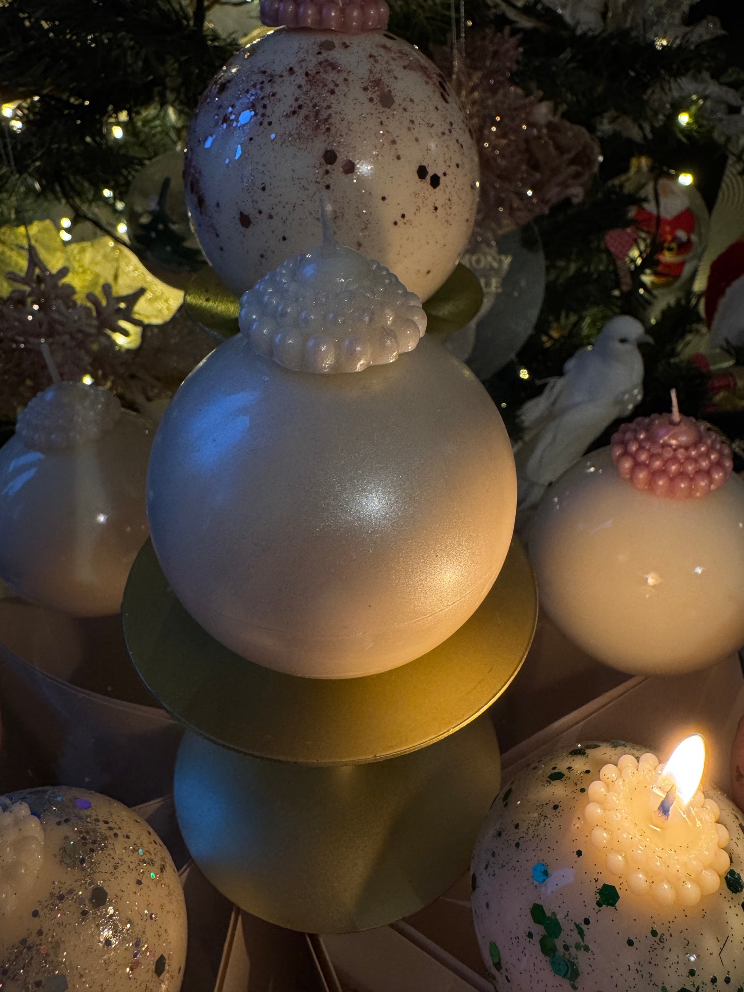 Christmas Globe Candles