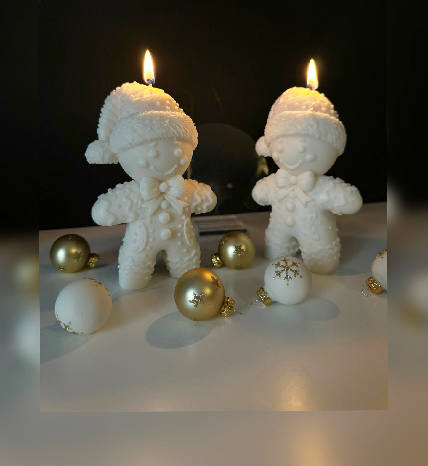 Gingerbread & Festive Bear Candle Collection