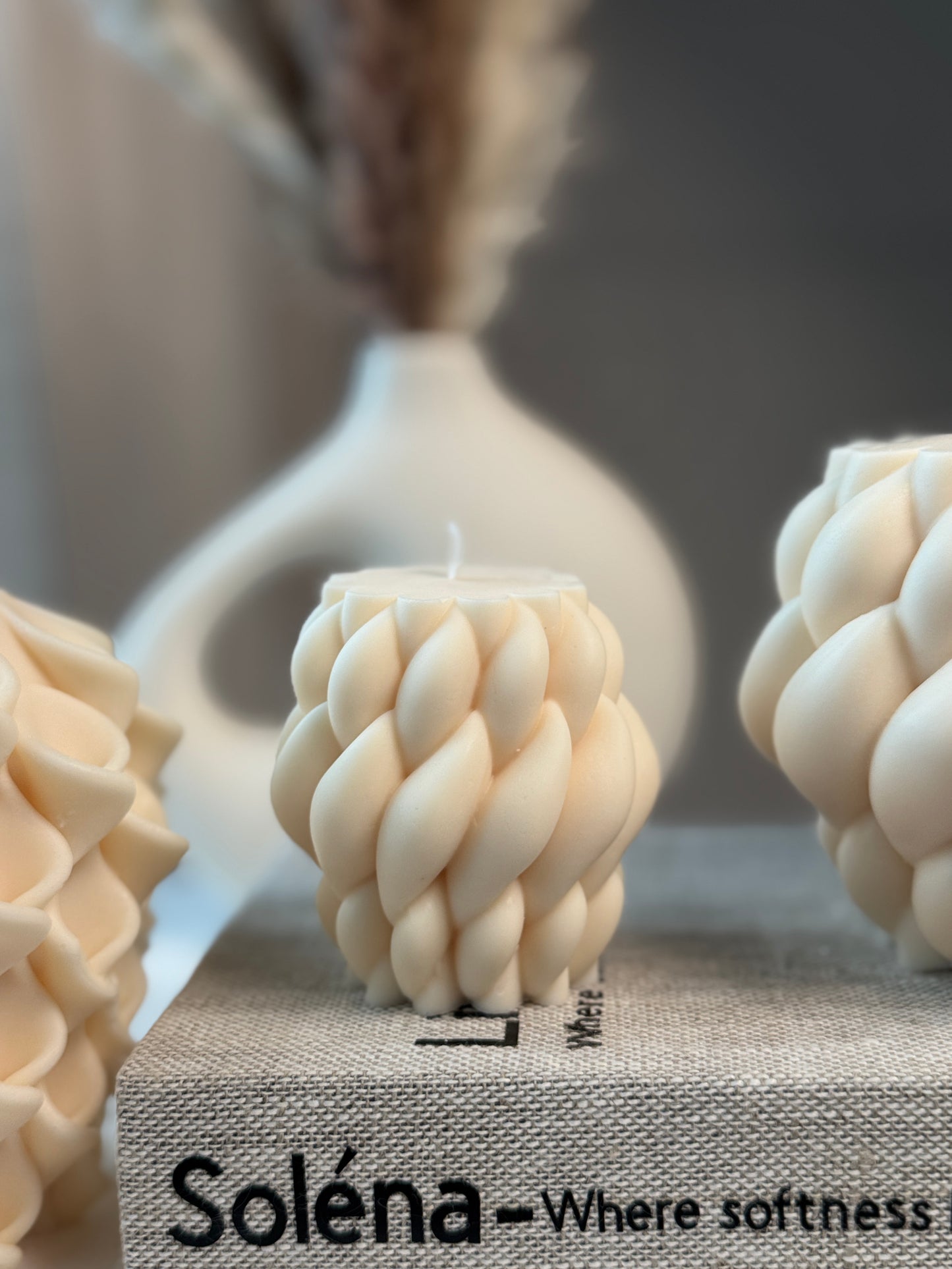 Aura & Gloria Sculptural Soy Wax Candles