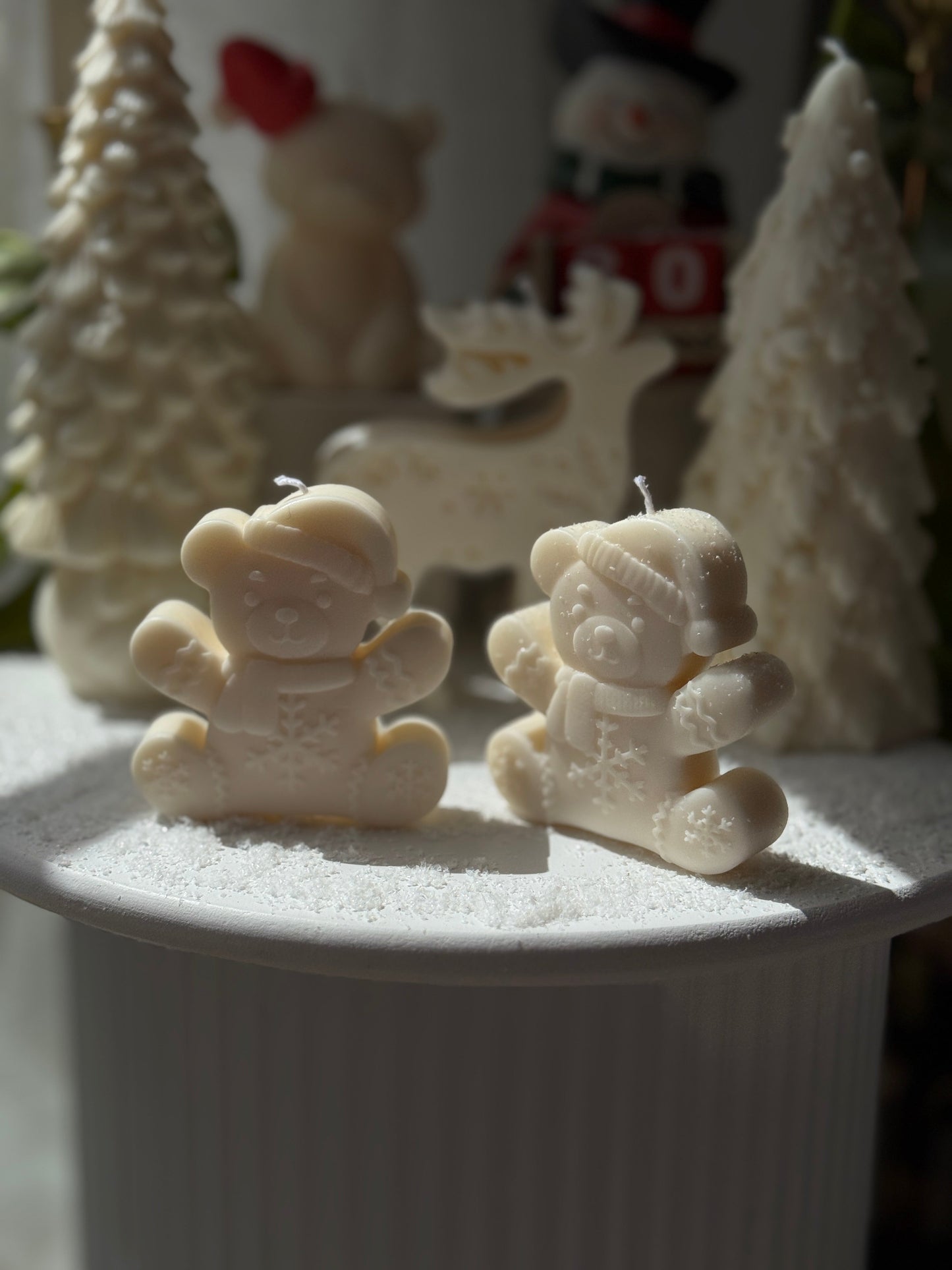 Gingerbread & Festive Bear Candle Collection