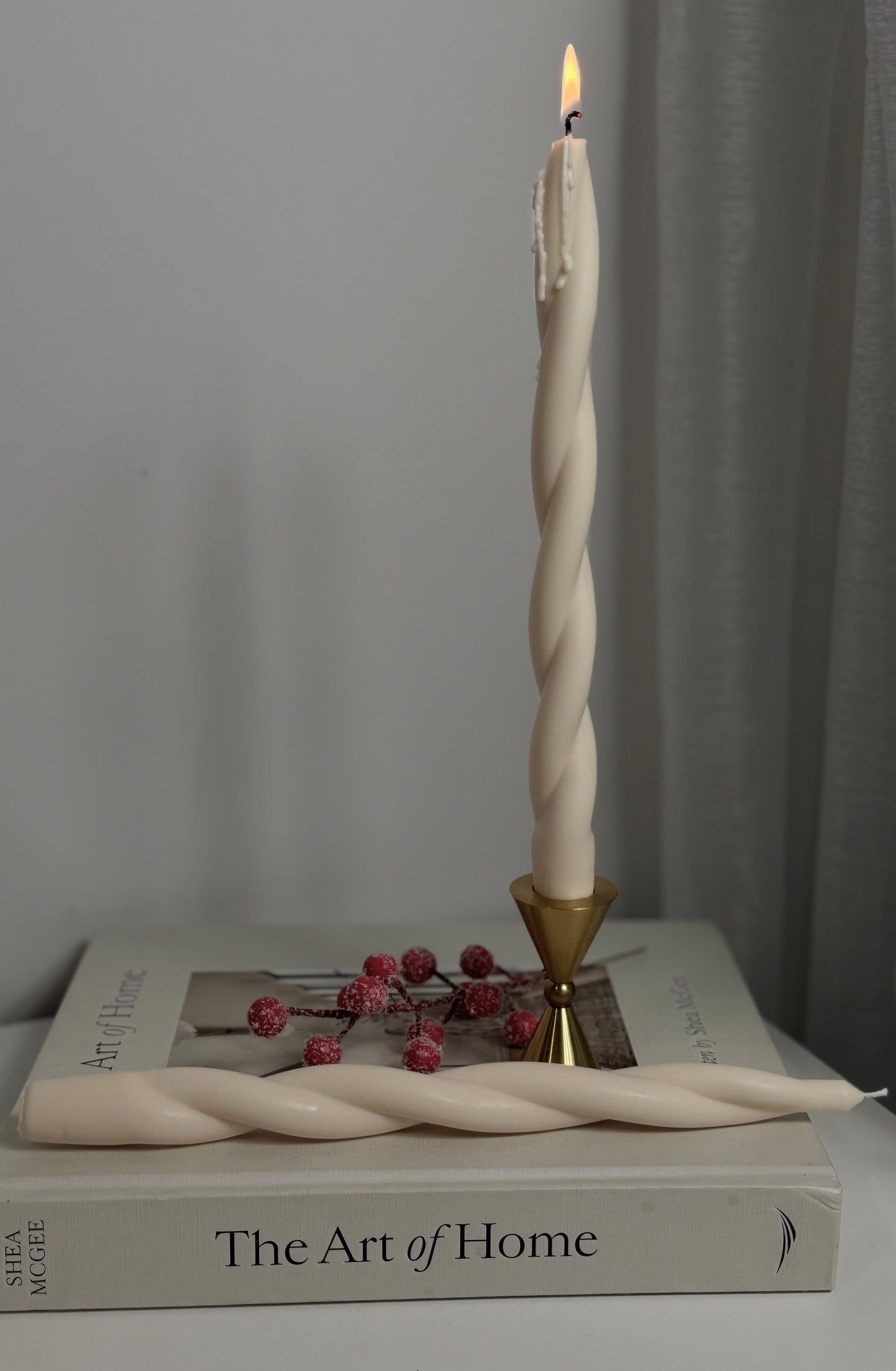 Sculptural Spiral Candles |