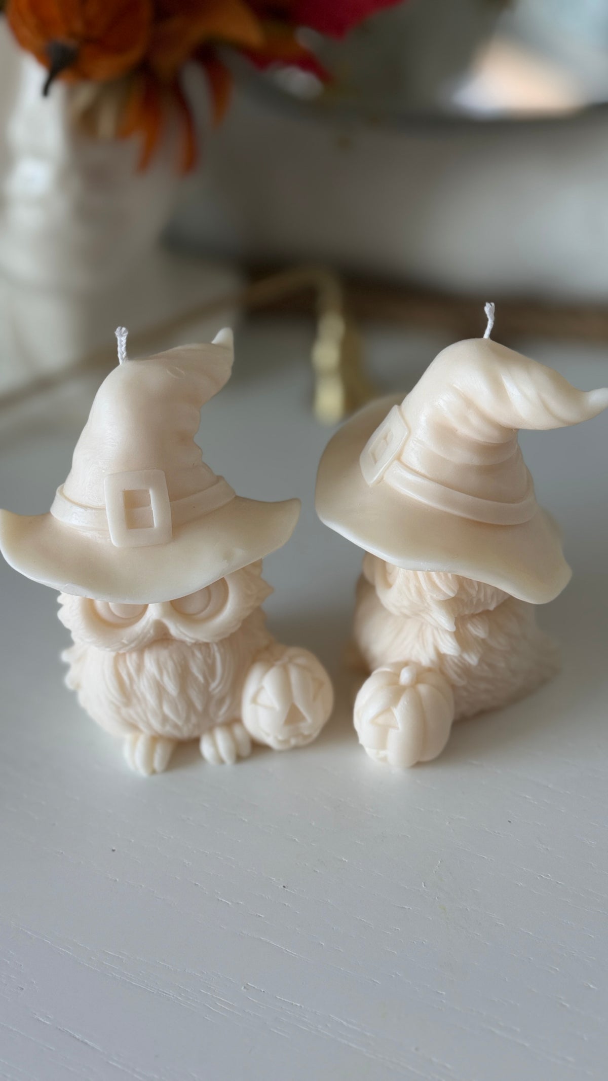 Woodland Owls | Sculptural Soy Wax Candles