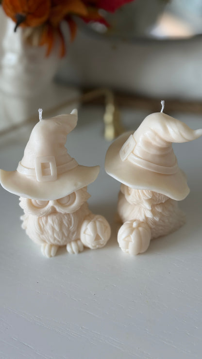 Woodland Owls | Sculptural Soy Wax Candles
