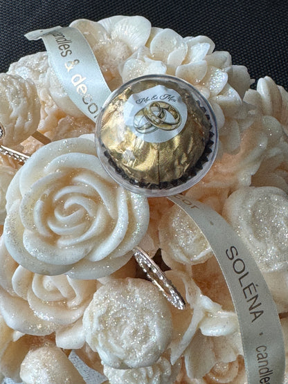 Celebration Wax Bouquet Flowers
