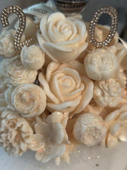 Celebration Wax Bouquet Flowers