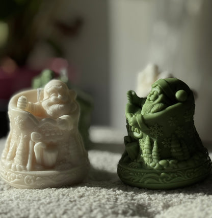 Santa Christmas Candles