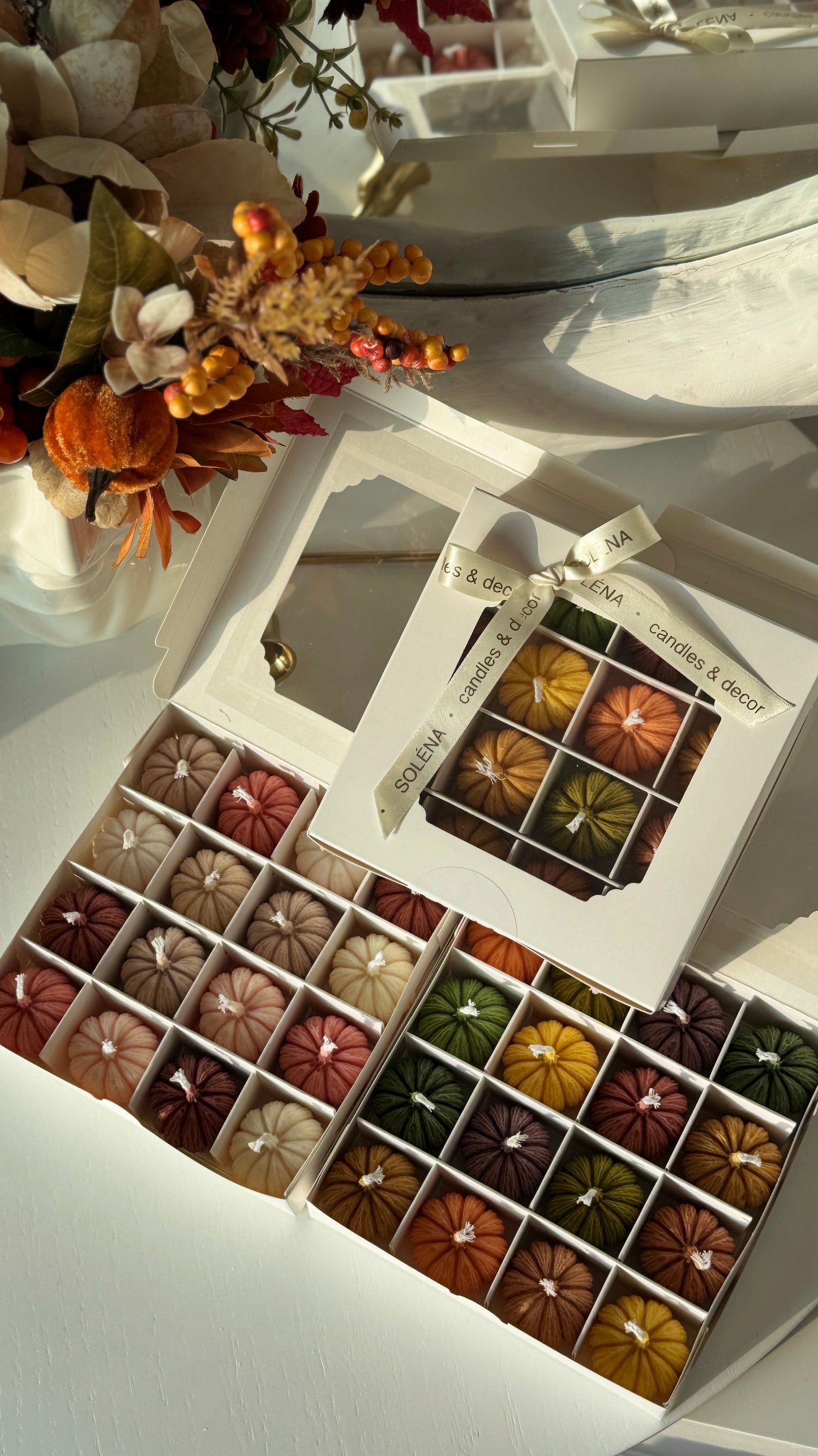 Harvest Twelve — Mini Pumpkin Candle Gift Box