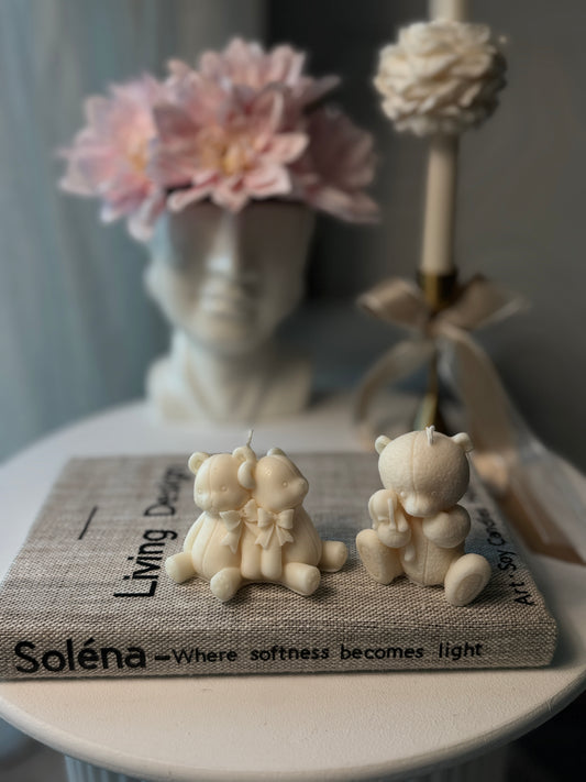 Twin & Snuggle Bear Candle