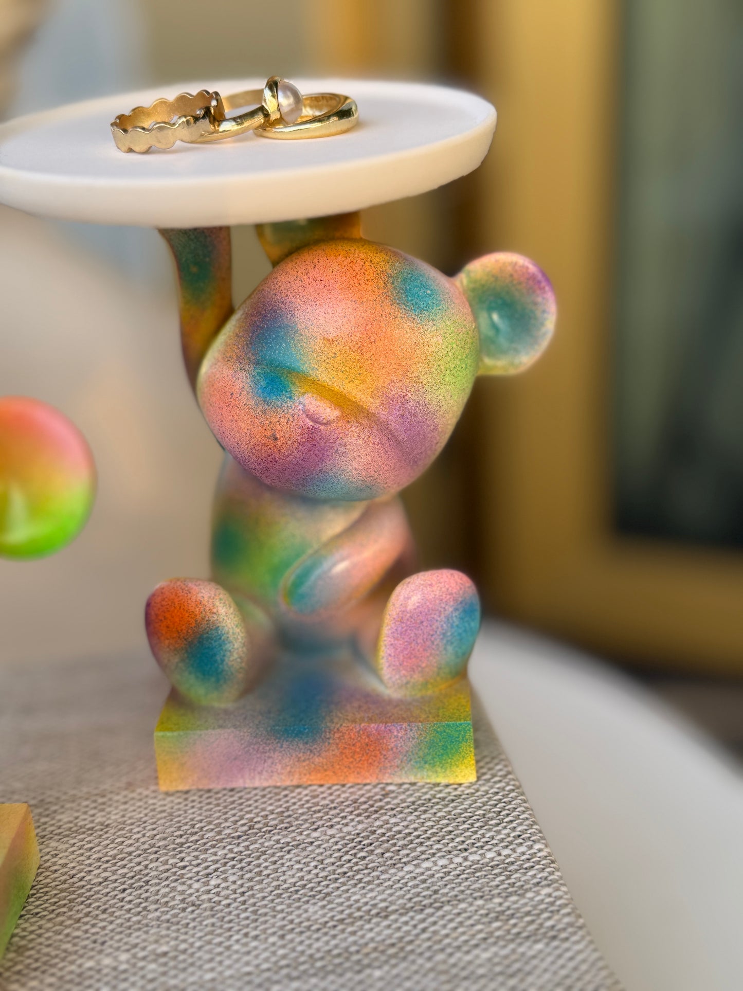 Teddy Tray – Playful Sculpture Collection