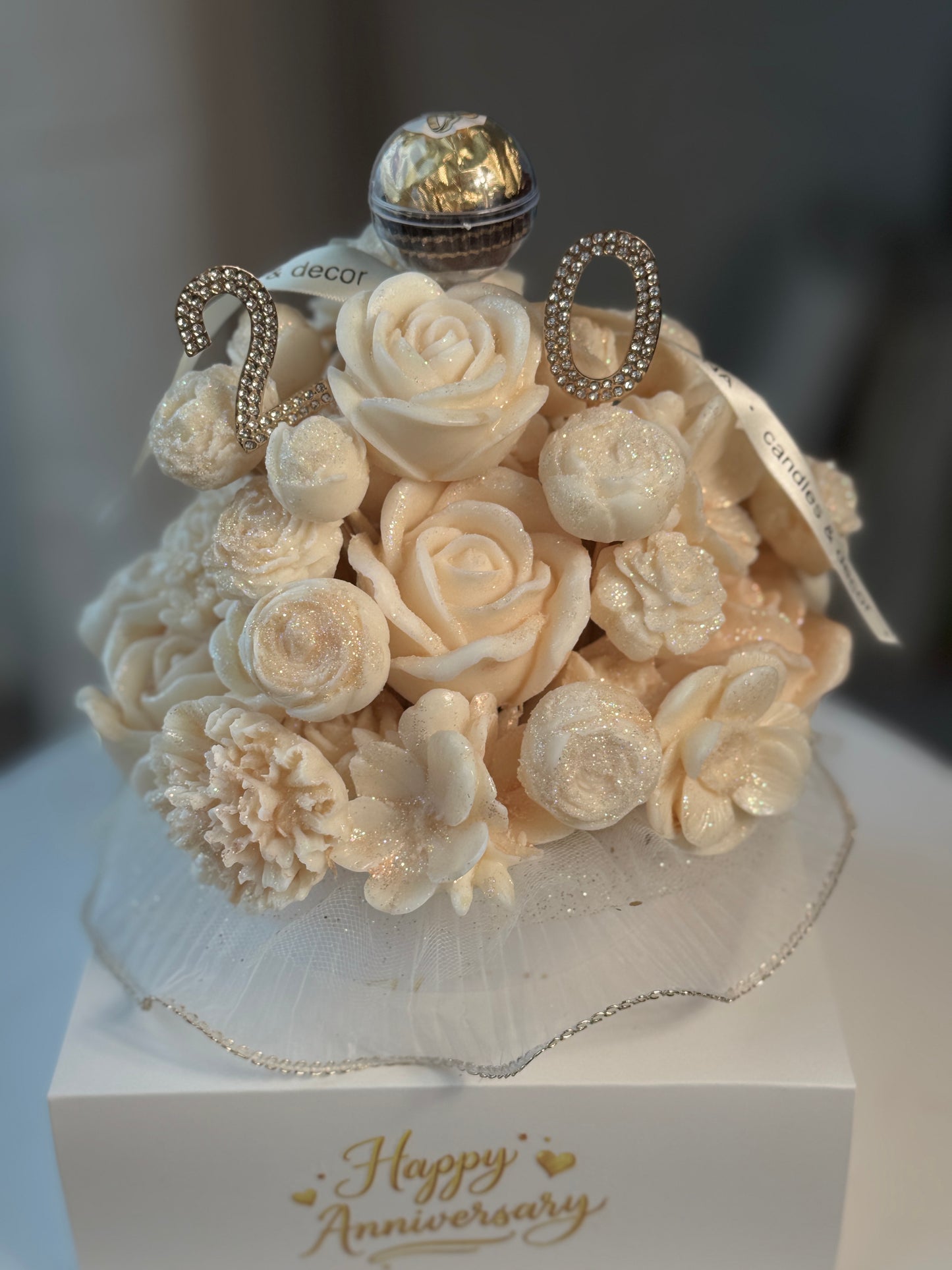 Celebration Wax Bouquet Flowers