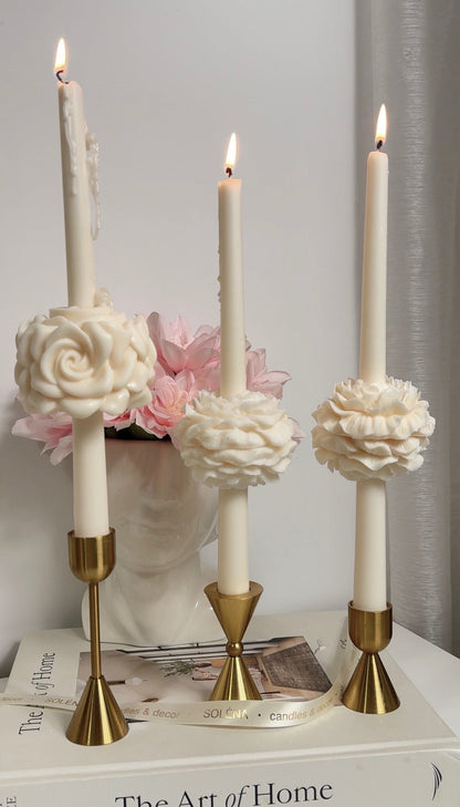 Floral Taper Candles