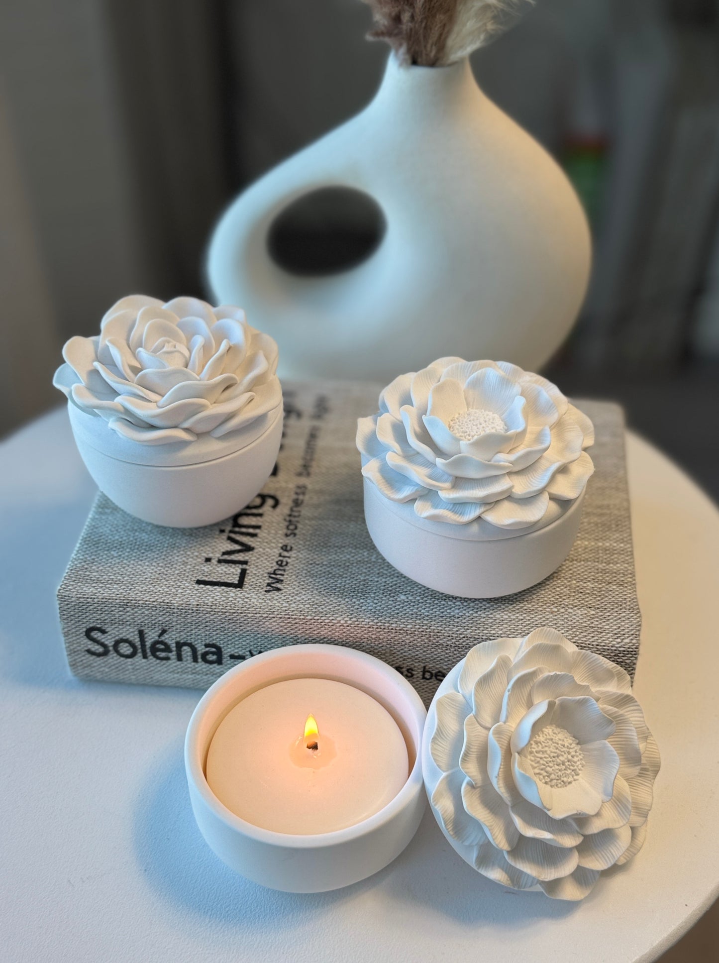 Fleur Sculpted Jar Collection