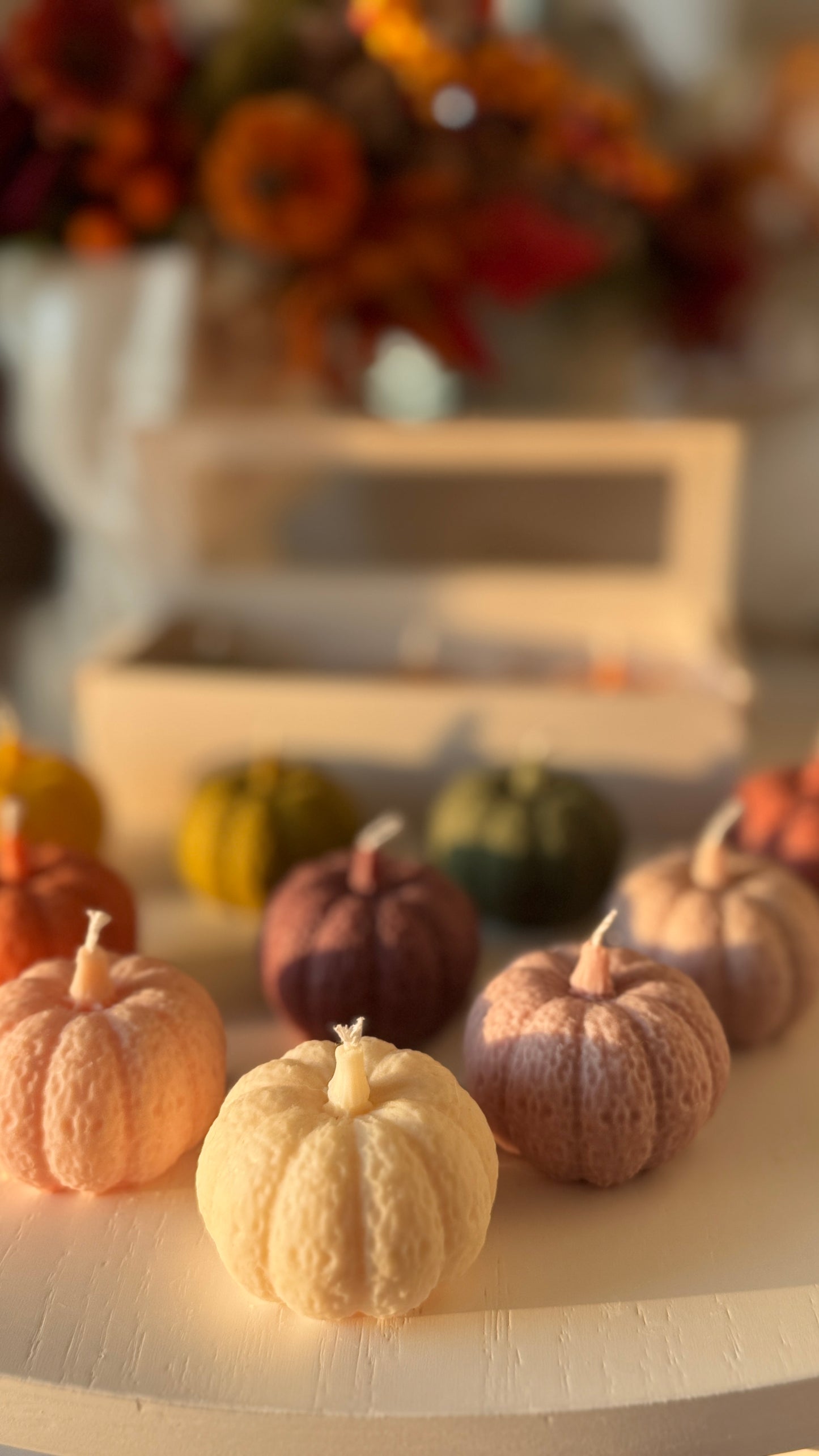 Harvest Trio — Pumpkin Candle Gift Box