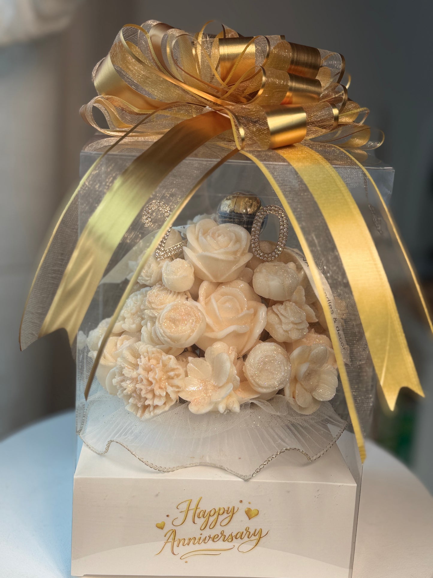 Celebration Wax Bouquet Flowers