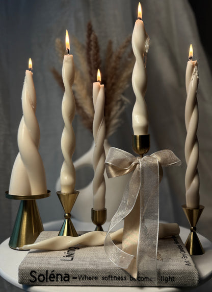 Sculptural Taper Candle Collection