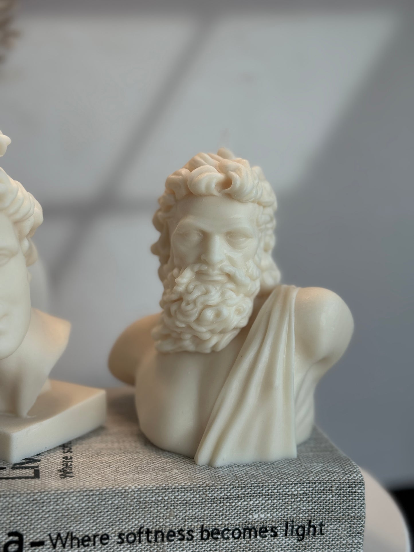 Olympian Bust Candle Collection