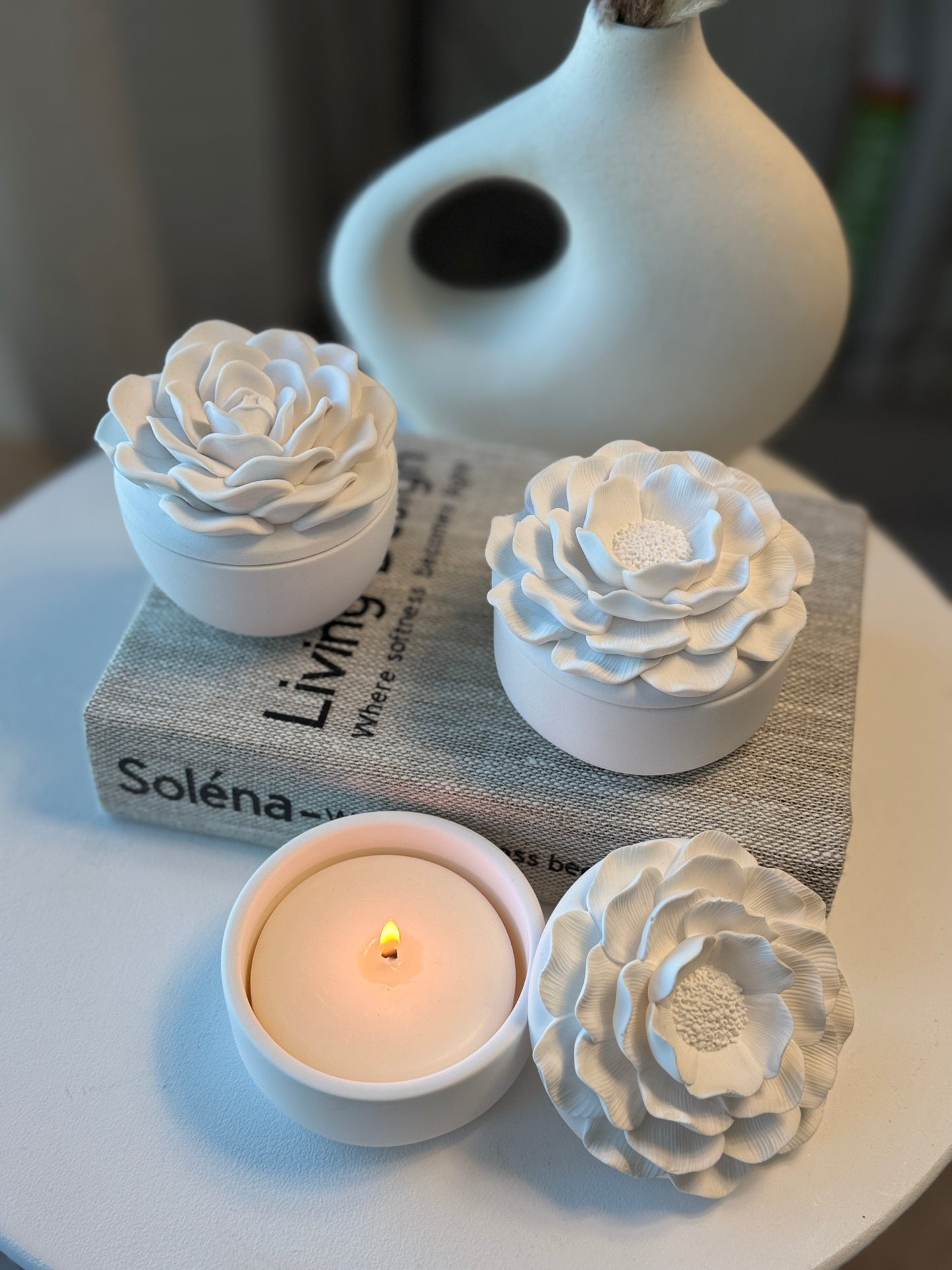 Fleur Sculpted Jar Collection