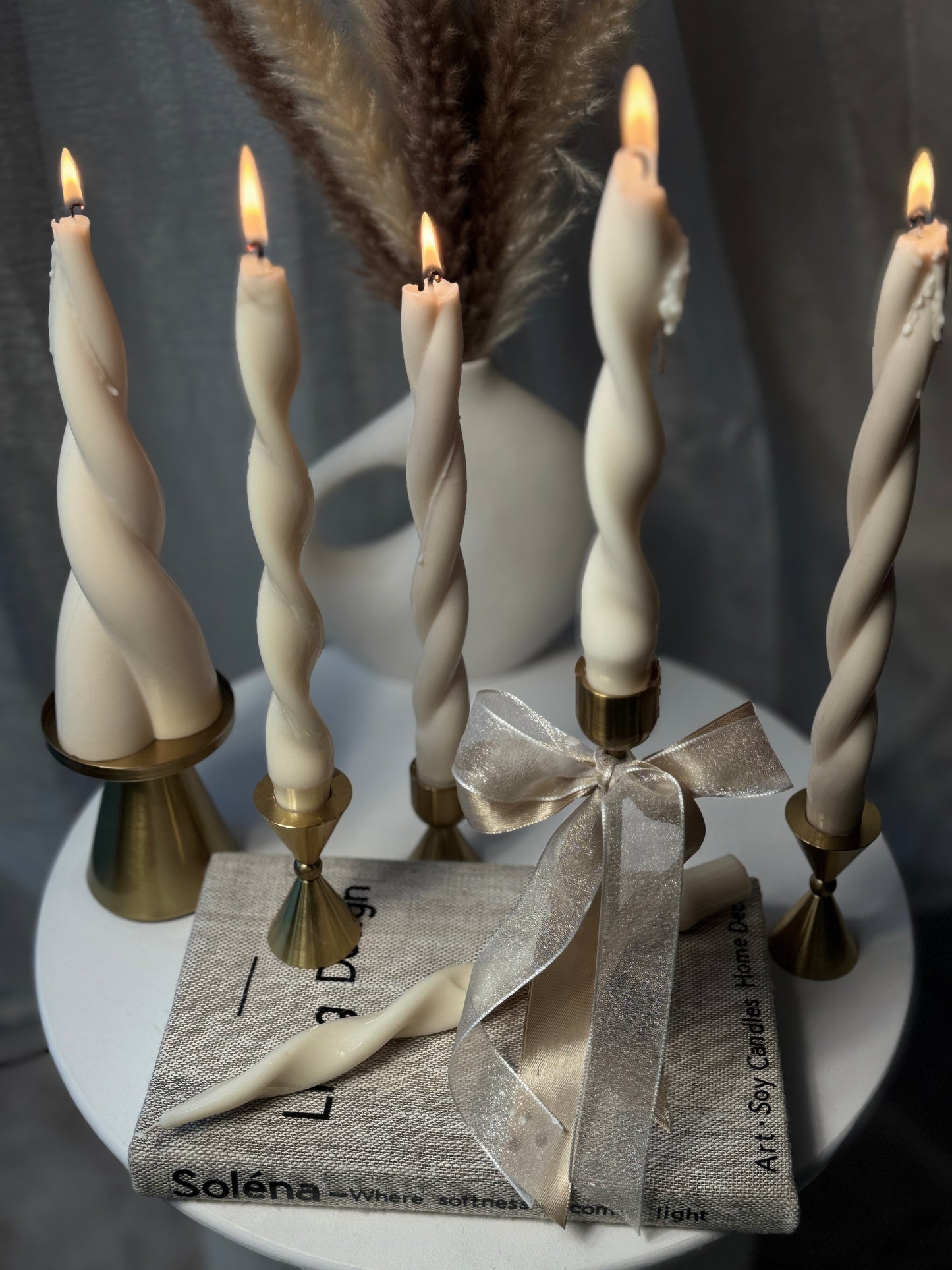 Sculptural Taper Candle Collection