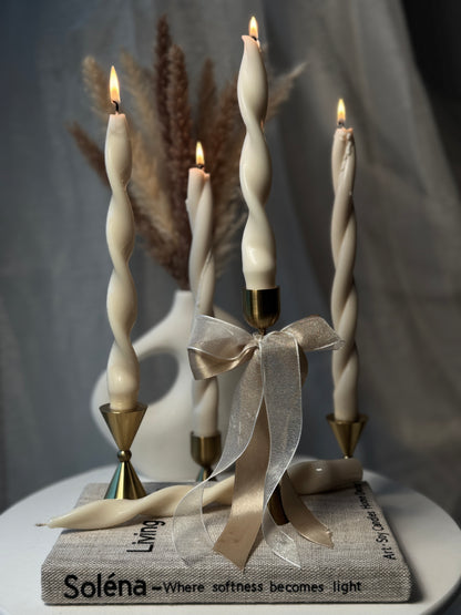 Sculptural Taper Candle Collection