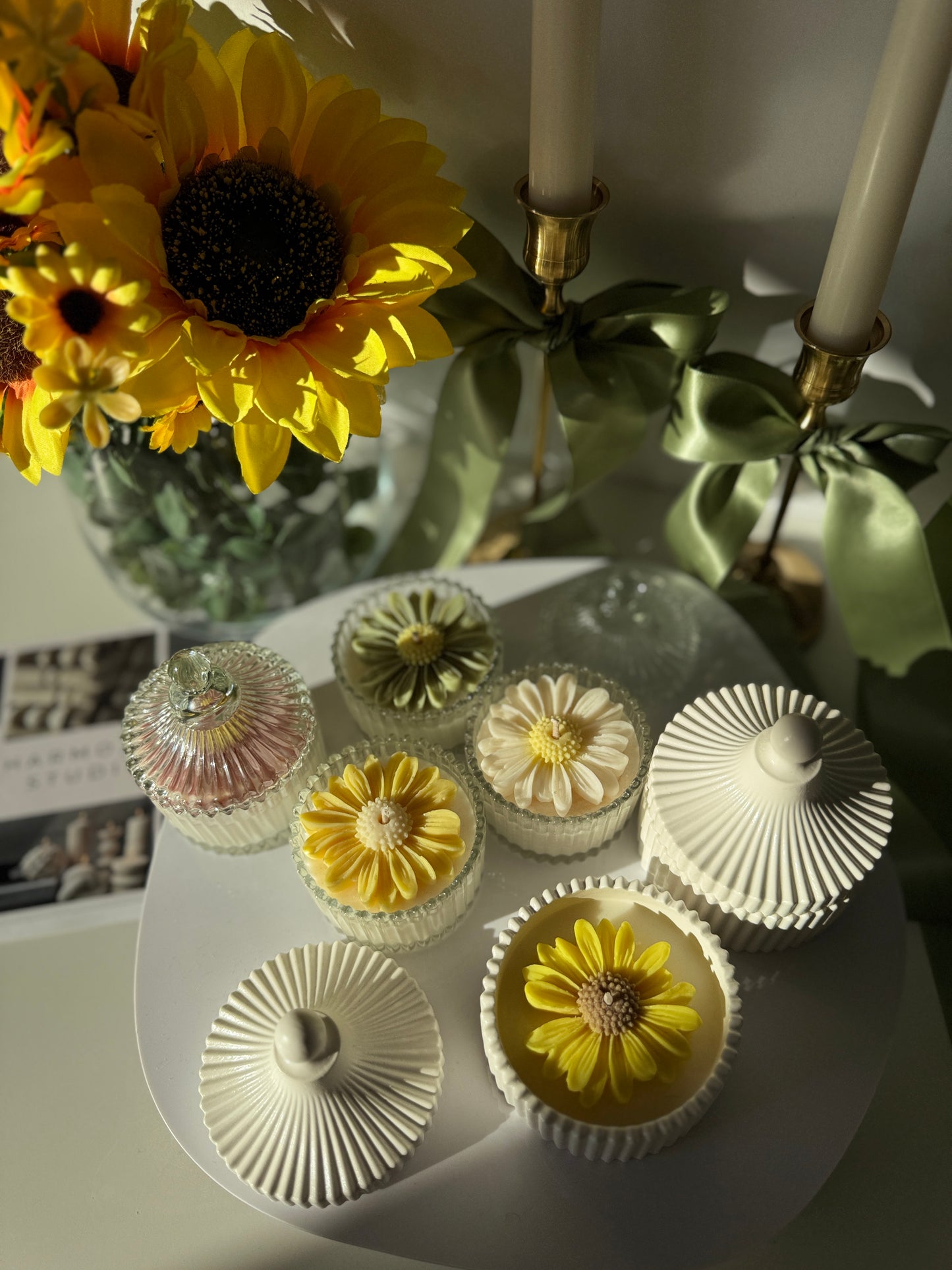 🌼 Daisy Candles Collection