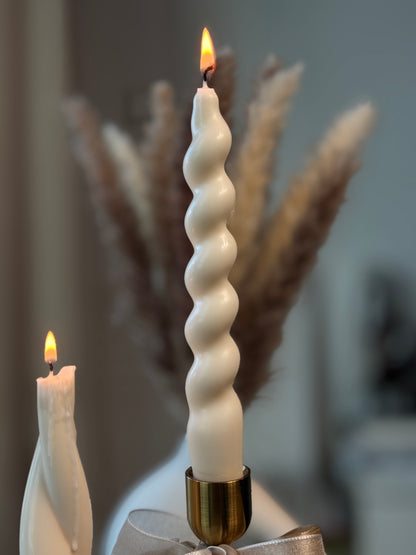 Sculptural Spiral Candles |
