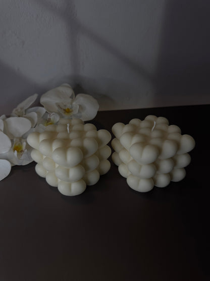 Heart Bubble Candle