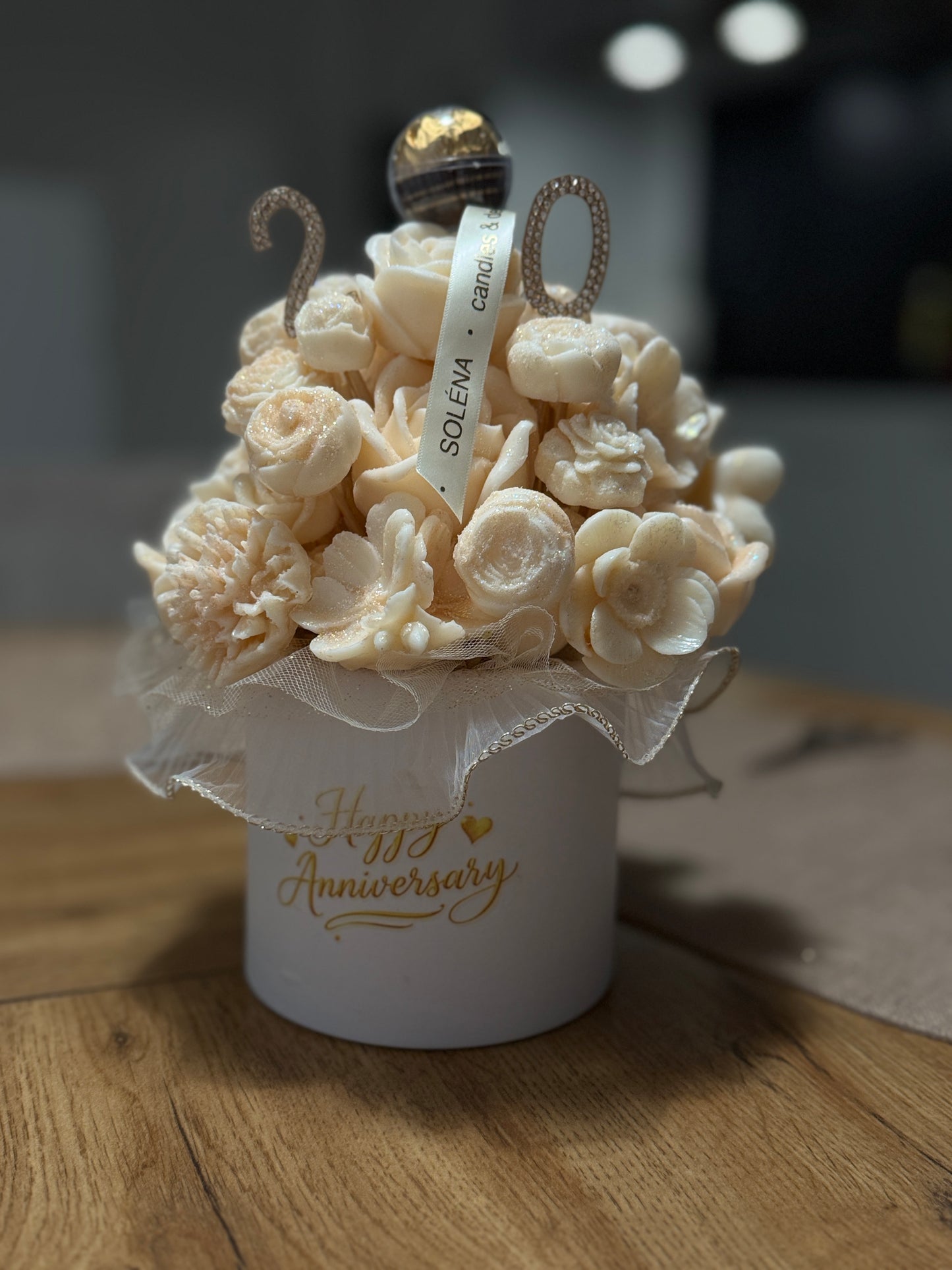 Celebration Wax Bouquet Flowers