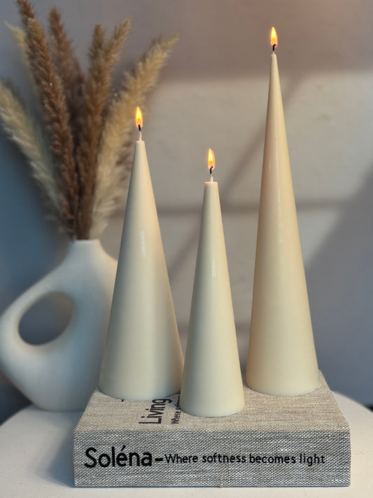Linéa Cone Candles