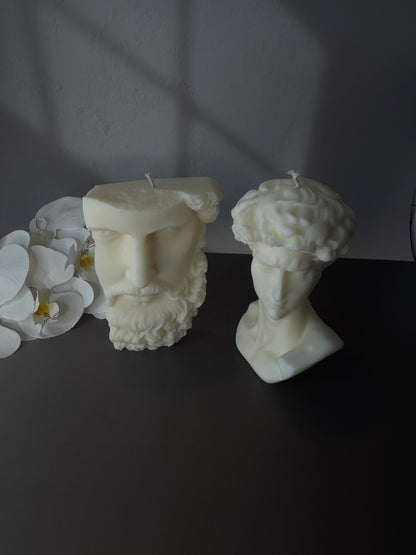 Michelangelo & David Candles