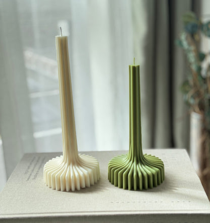 Linéa Collection: Ripple & Fluted Taper Candles
