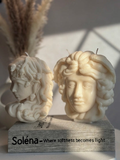 Medusa Sculptural Candle Collection