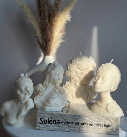 Muse Collection | Sculptural Bust Candles