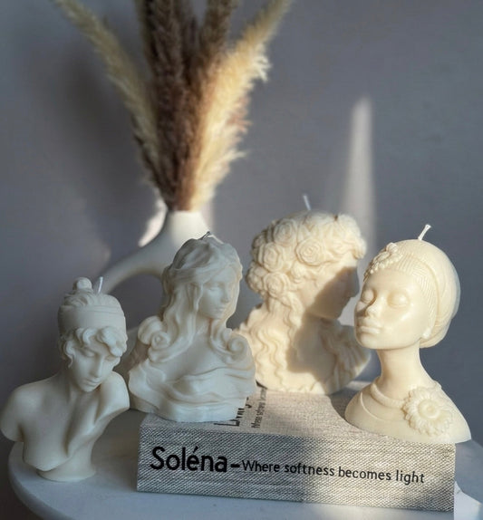 Muse Collection | Sculptural Bust Candles