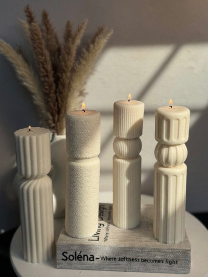 Linéa Collection-Sculptural Soy Wax Candles