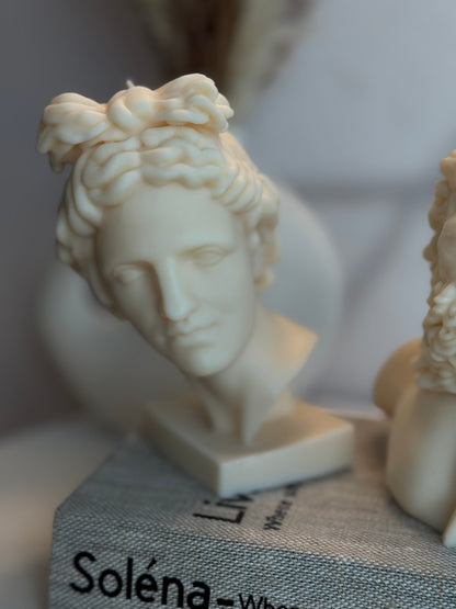 Olympian Bust Candle Collection