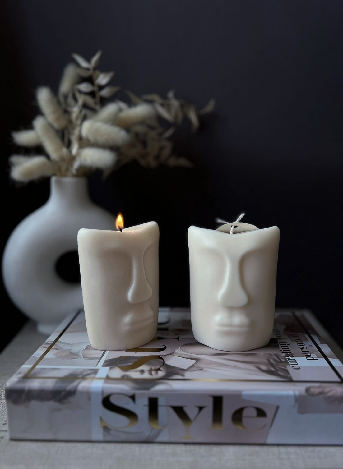 Abstract Forms Candles