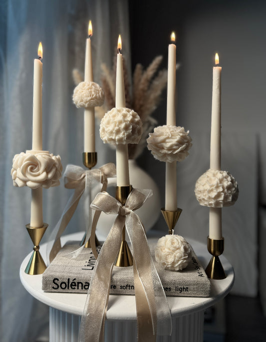 Floral Taper Candles
