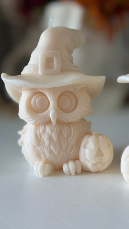 Woodland Owls | Sculptural Soy Wax Candles