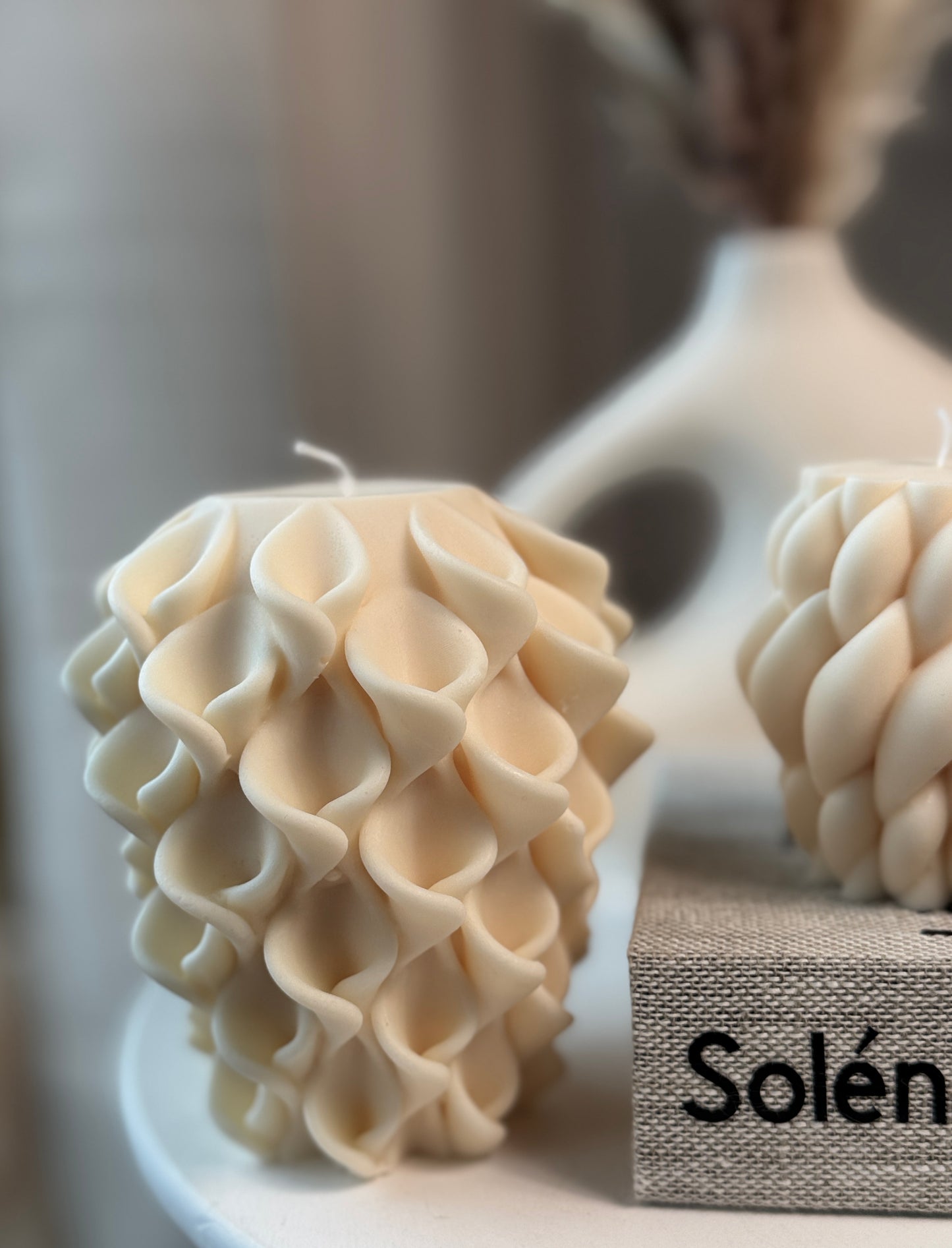 Aura & Gloria Sculptural Soy Wax Candles