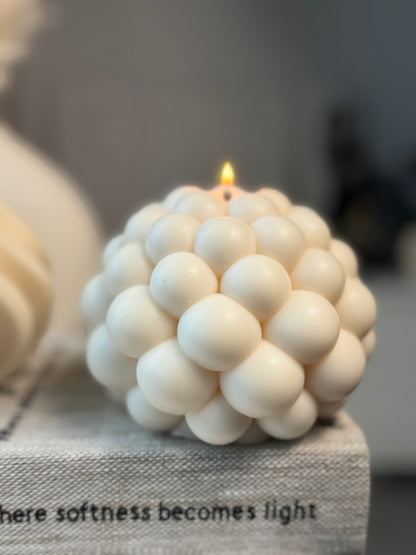 Bubble & Waves Sculptural Soy Wax Candles
