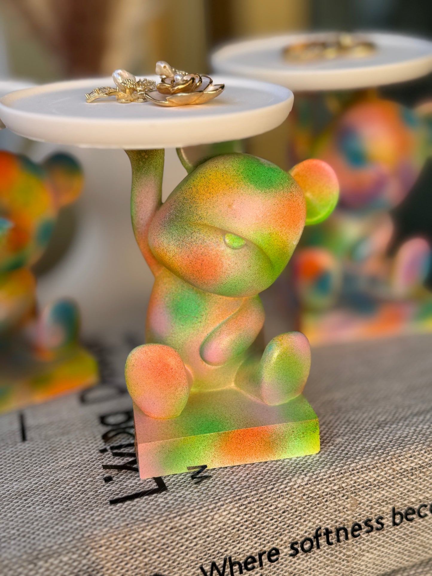 Teddy Tray – Playful Sculpture Collection