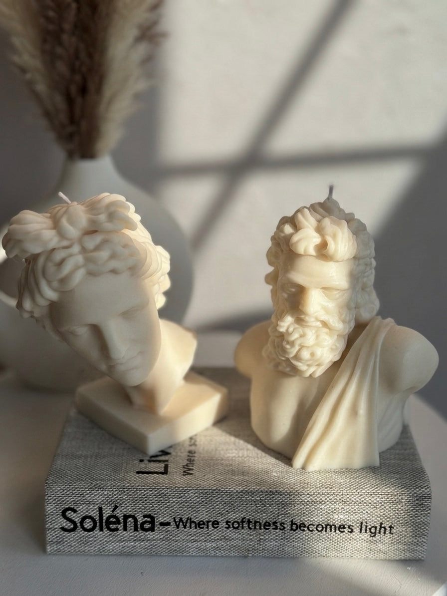 Olympian Bust Candle Collection